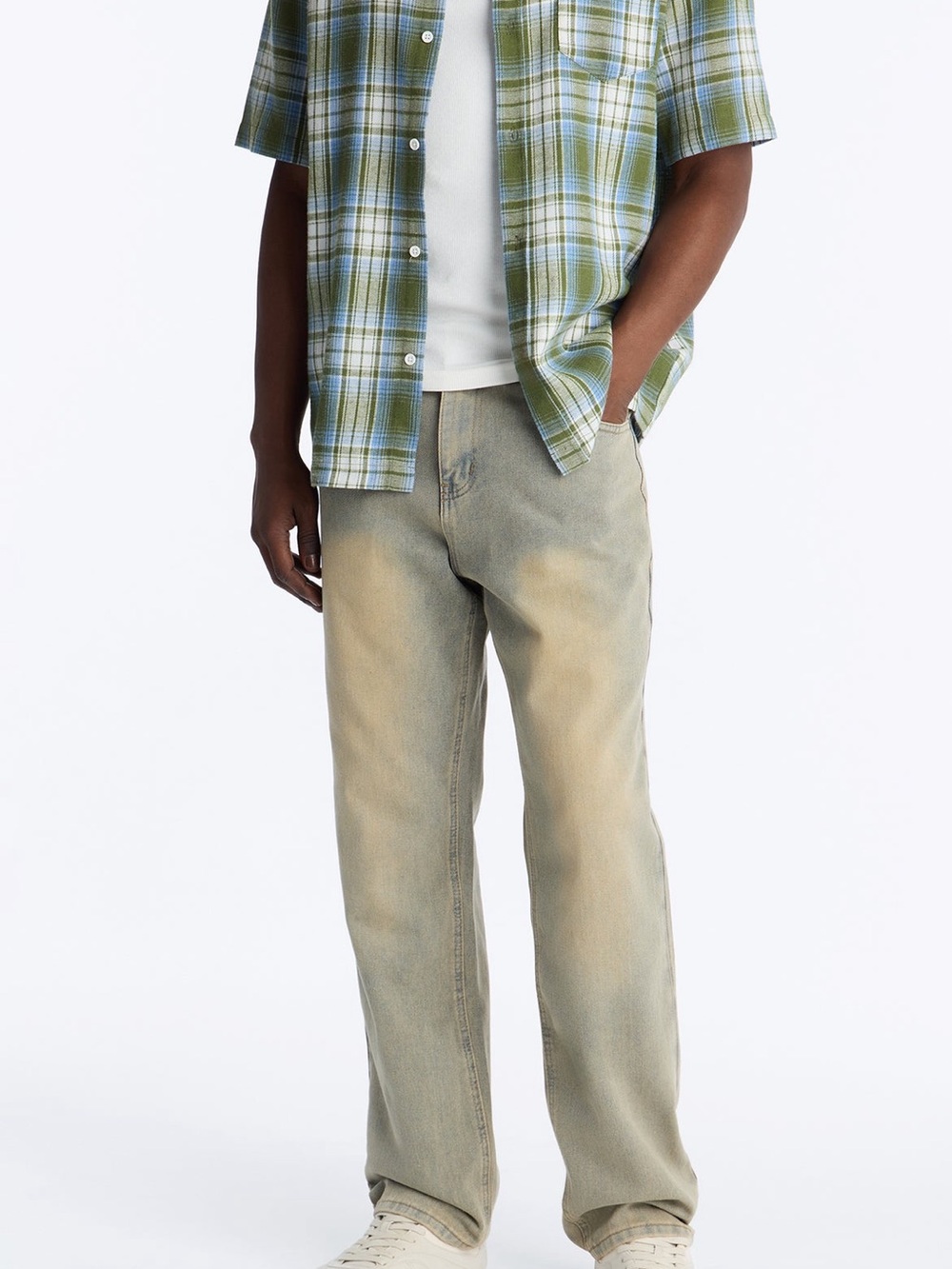 Men's coastal fade straight jeans